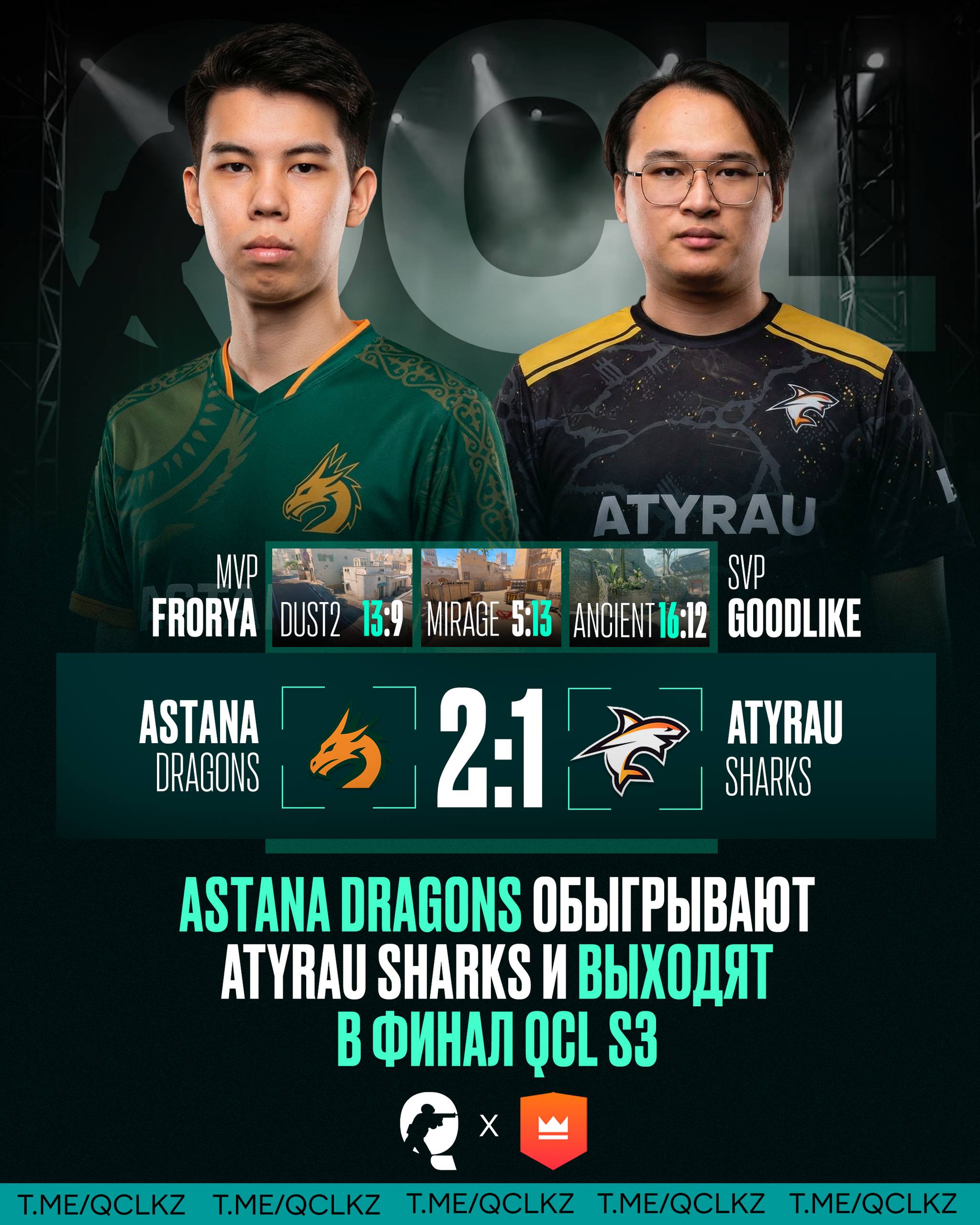 АСТАНА в финале! 🔥 